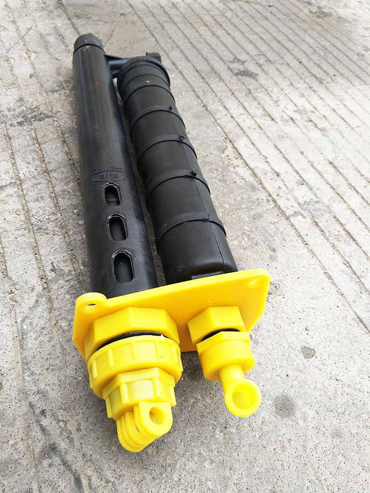 手压杆农用园林16l升背负式手动喷雾器打药机摇杆铁管弯管单 双管