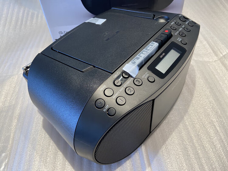 索尼(sony)日本sony/索尼cfd-s70磁带卡带收音机cd一体播放 黑色s70
