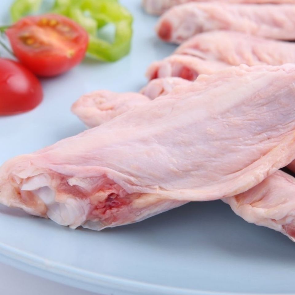 新鲜鸭翅中活杀鸭翅卤肉油煎烧烤冷冻食品3斤装