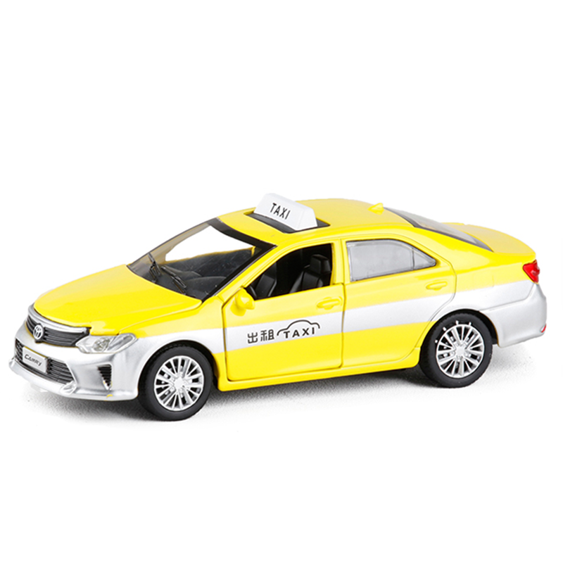 儿童玩具 1:32合金汽车模型红旗h7出租声光回力北京出租车大众凯美瑞