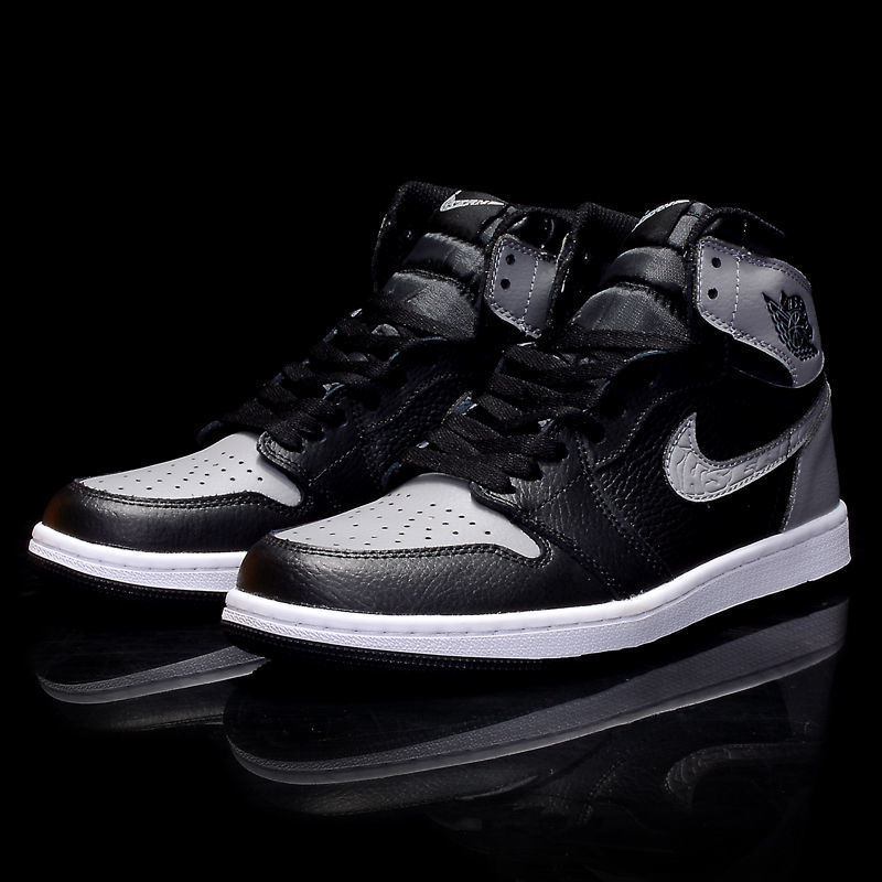 aj高帮黑白熊猫板鞋空军一号sb男鞋aj1篮球鞋烟灰色潮鞋 aj高帮影子灰