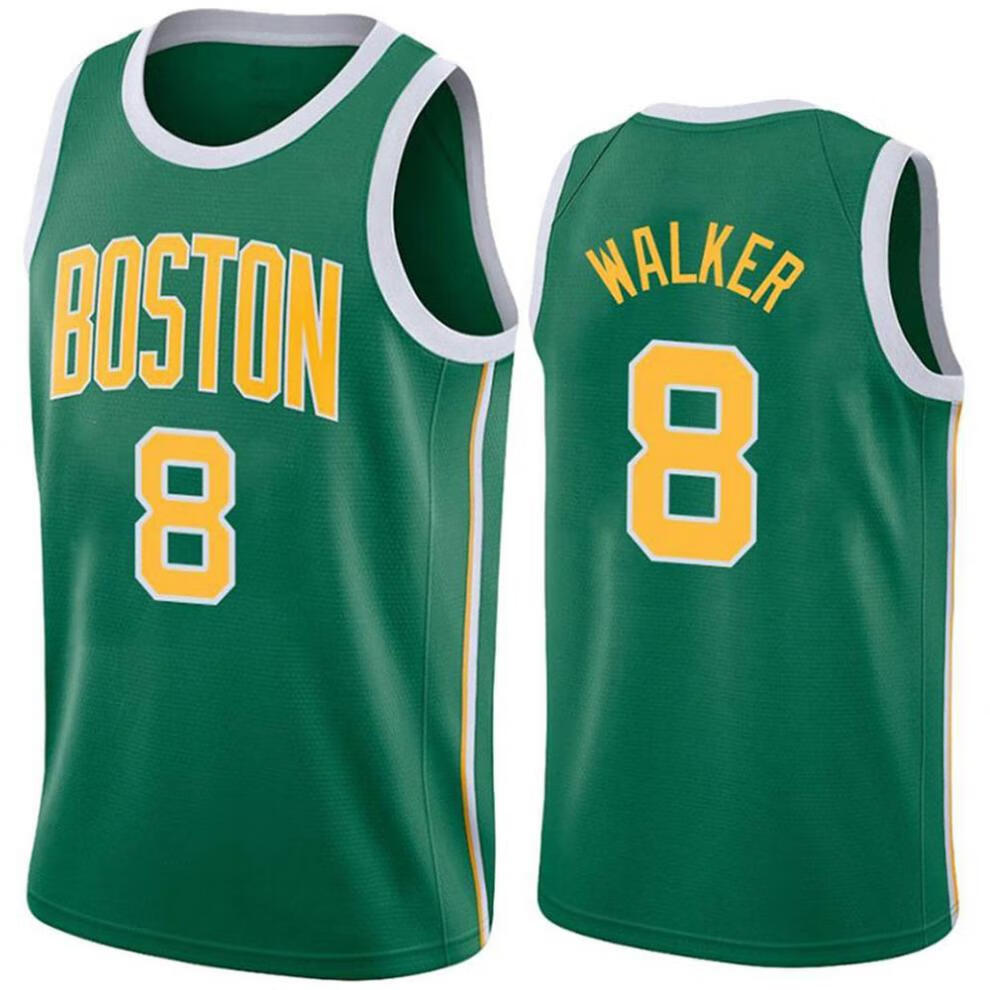 滕讯体育nba旗舰nba球衣celtics凯尔特人8号肯巴沃克刺绣版新款篮球服