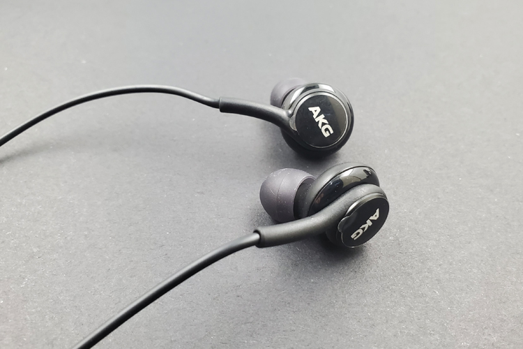 三星s20耳机akg原装note10入耳式s20fe重低音note20手机typec原装黑色