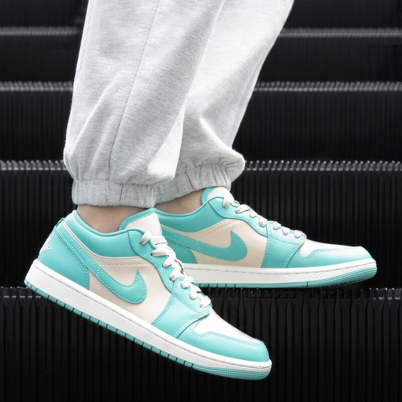 nike耐克()air jordan 1 low aj1白蓝 小闪电 黑蓝复古低女鞋休闲鞋