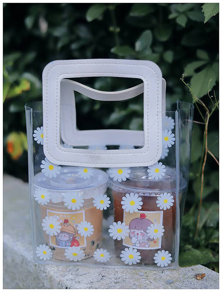 网红嘟嘟杯 网红500ml一次性奶茶杯pet打包嘟嘟杯透明加厚直筒冰咖啡