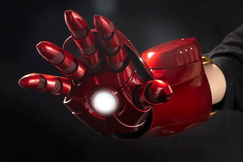 钢铁侠机械手臂1:1可穿戴mk7手套手掌 动漫周边电动圣诞 右手手臂