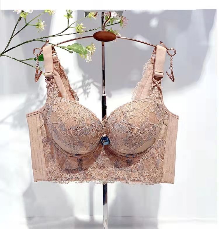 绯格贝缇侧收副乳文胸罩美胸皇后外扩 肉桂色(单件) 85b【图片 价格