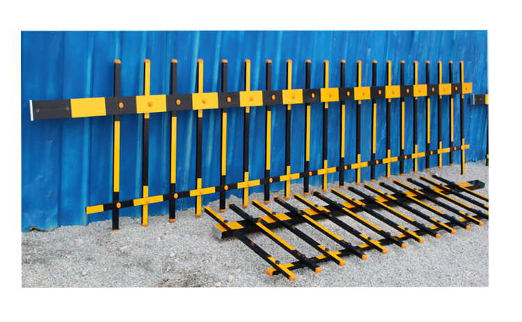 杆铝合金四方栅栏小区门口栏杆停车场道闸栏杆 原装品质【红门通用4