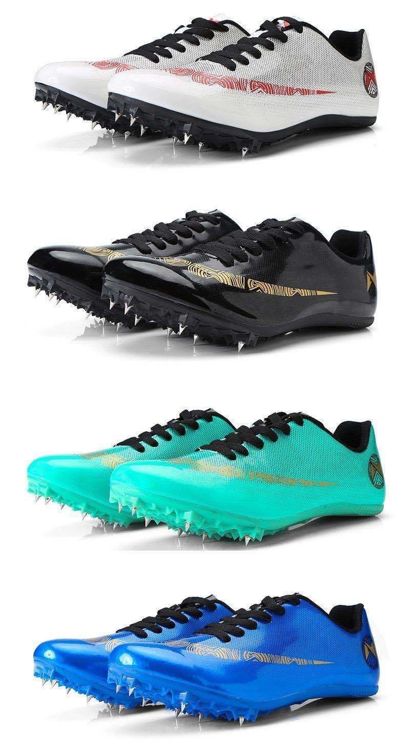 田径短跑1218岁男女学生跑步比赛跳远中长跑钉子鞋300黑白鸳鸯8钉45