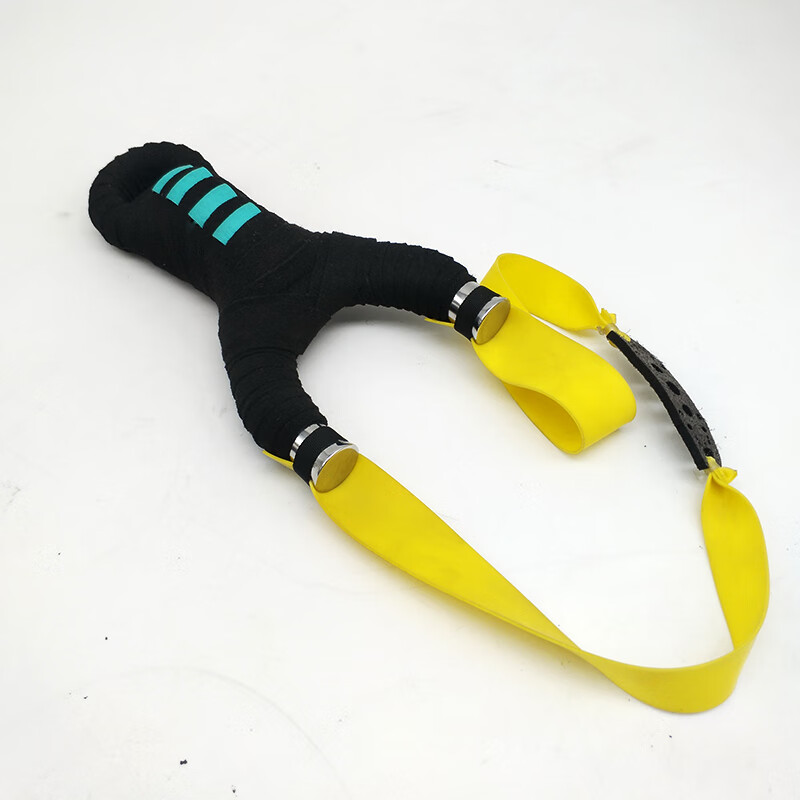 崛适吃鸡飞虎弓叉小飞虎扁皮弹弓440直板小弓门户外实战花瓶弓头免绑