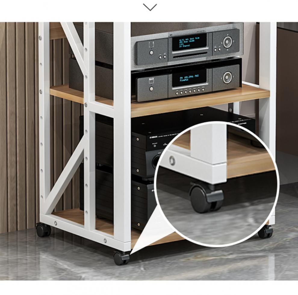 音箱架 功放机架多层家用可调节间距移动胆机支架hifi机柜音箱音响脚