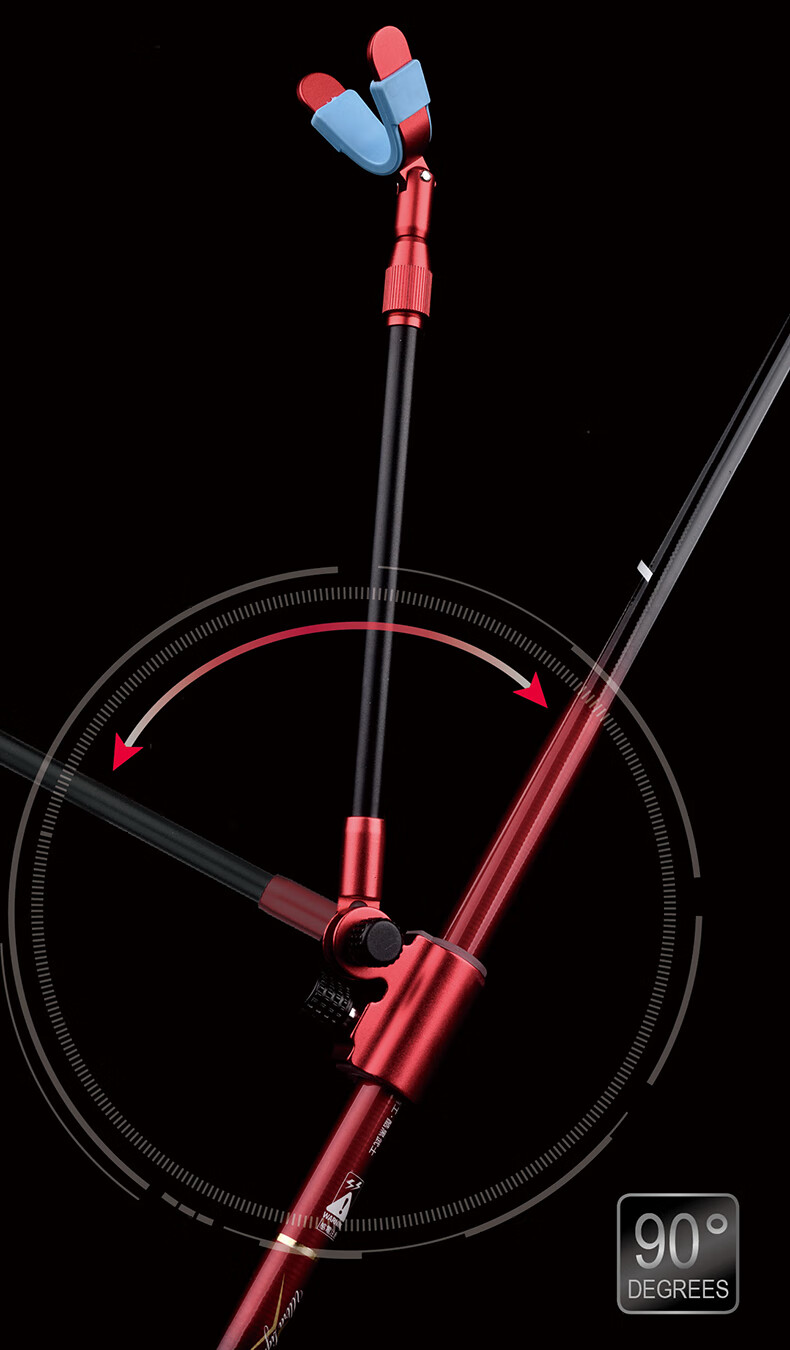 全套装一帆精工碳素炮台支架钓鱼竿支架超轻超硬钓箱炮台架杆后挂渔具