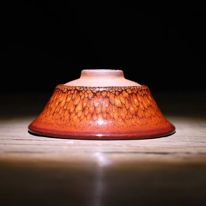 非遗大师建盏非遗大师周建强建盏主人杯茶杯茶盏全天目曜变鹧鸪斑茶器