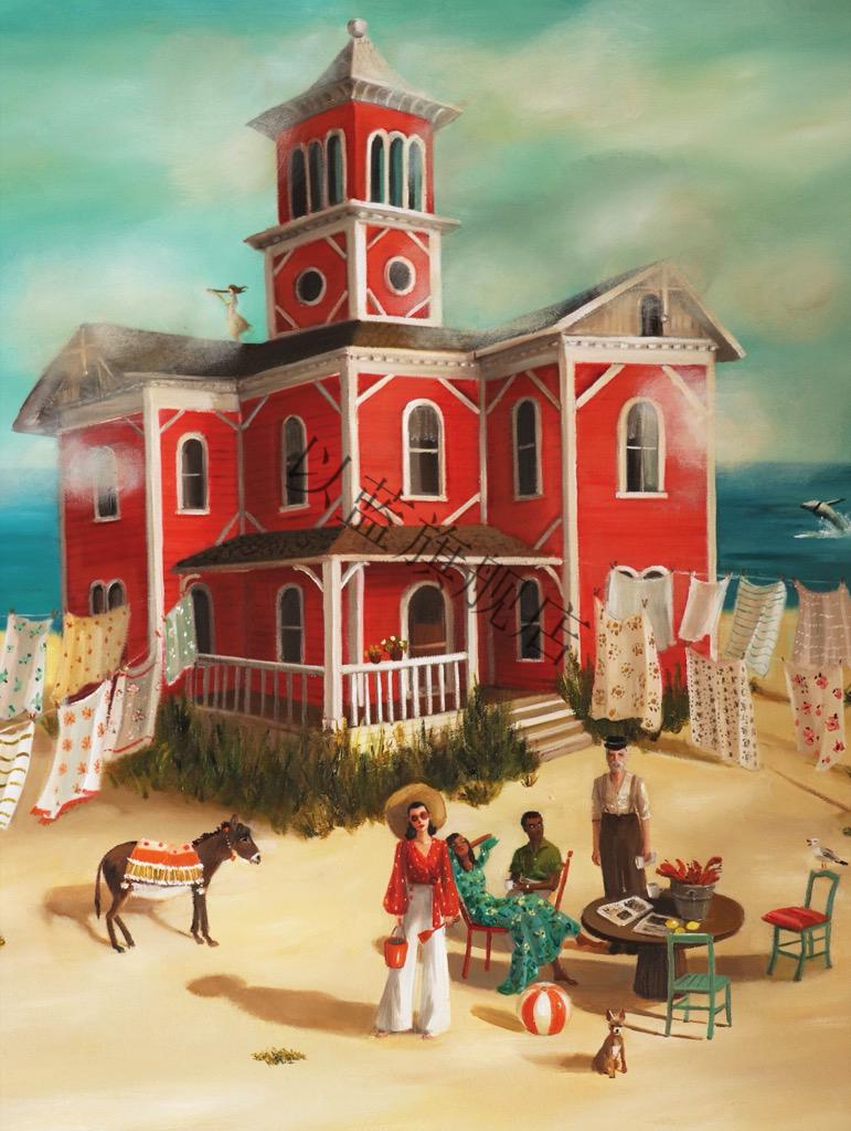 新款22新款现货janethill纽约客newyorker拼图新年情人节礼物鱼喷泉