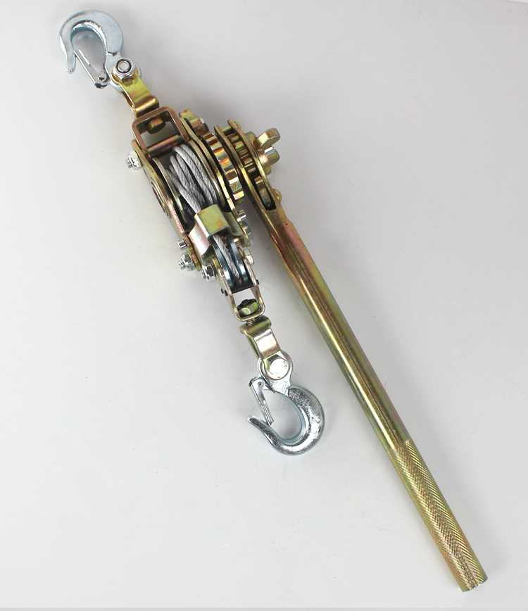 紧线器日式多功能拉线手板卡线器双钩三钩钢丝绳固定电工收线 加强2t