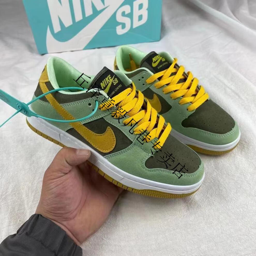 板鞋莆田sb dunk low白绿低帮板鞋男女同款学生百搭休闲运动鞋情侣