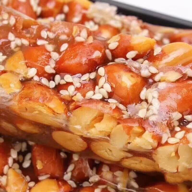 【官方】普宁南糖拉丝花生糖潮汕特产小吃零食手工花生酥鸭脖糖手信