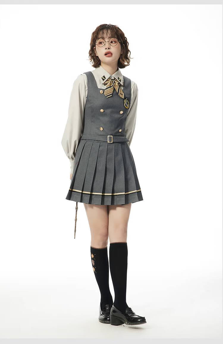 【梗豆物语】哈利波特联名菱格中筒美式复古jk制服袜 格兰芬多 均码