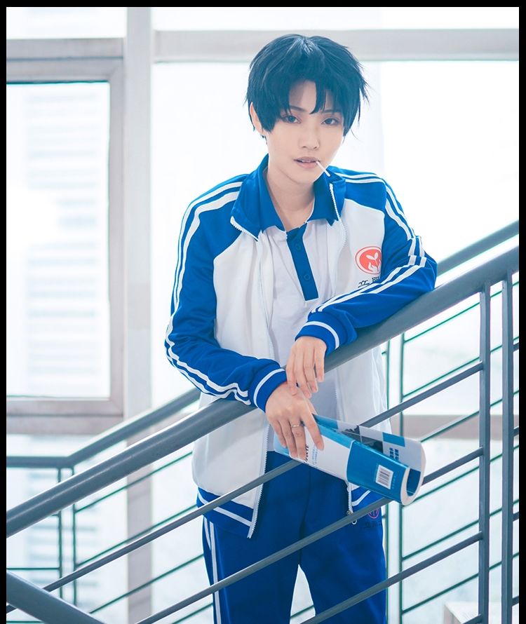 千易色伪装学渣cos服贺朝谢俞同款校服c服全套cosplay衣服同人服装