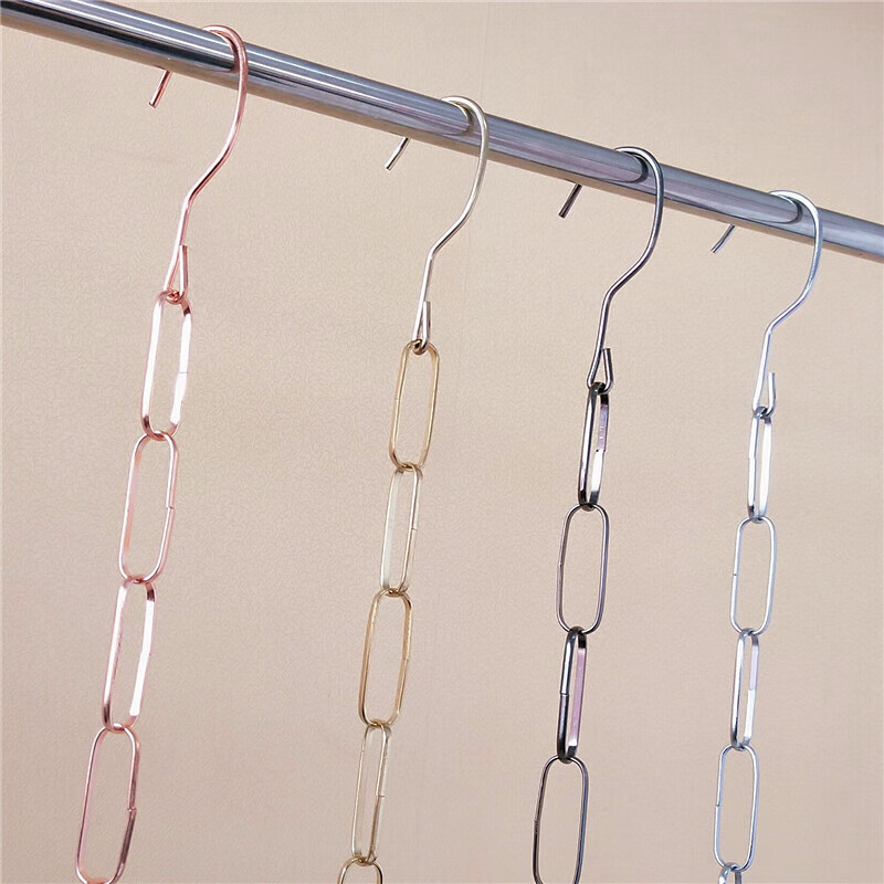 简时代 服装店挂衣链子 吊衣链条 挂钩铁链铁圈衣服吊环挂衣架展示架