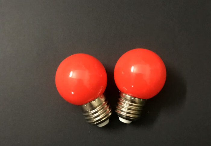 【京拼购】红色led灯笼灯泡 螺口卡口佛龛球泡 佛台关公神台烛台用 电