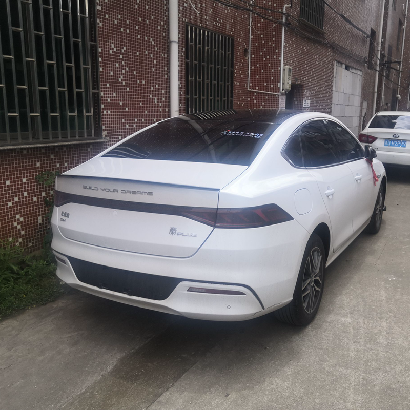 适用于比亚迪秦plusdmi尾翼适用于2021plusev压尾全新bydplusdmi免
