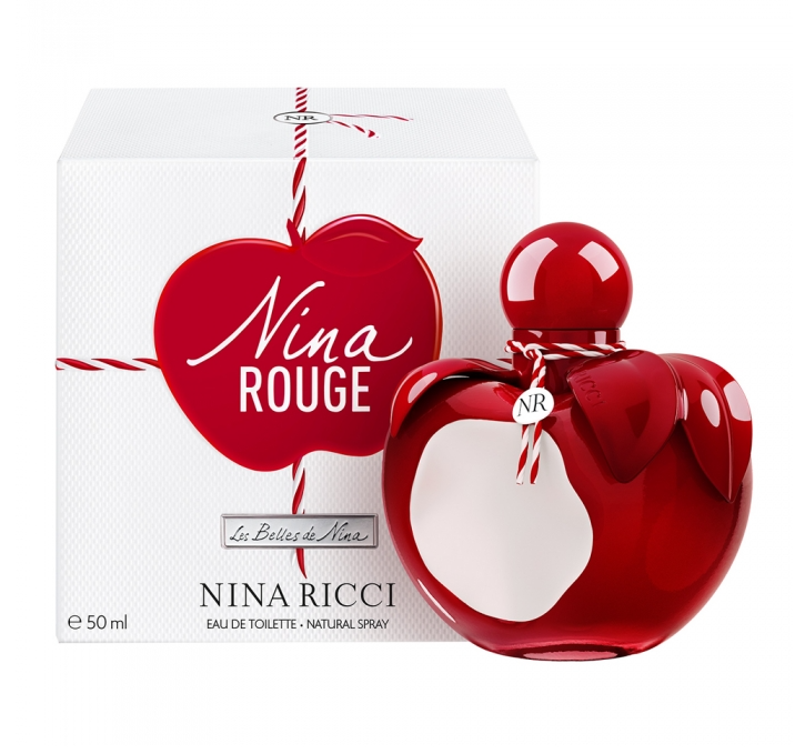 莲娜丽姿(ninaricci)「nina rouge」红苹果温柔明媚女士香水edt淡香水