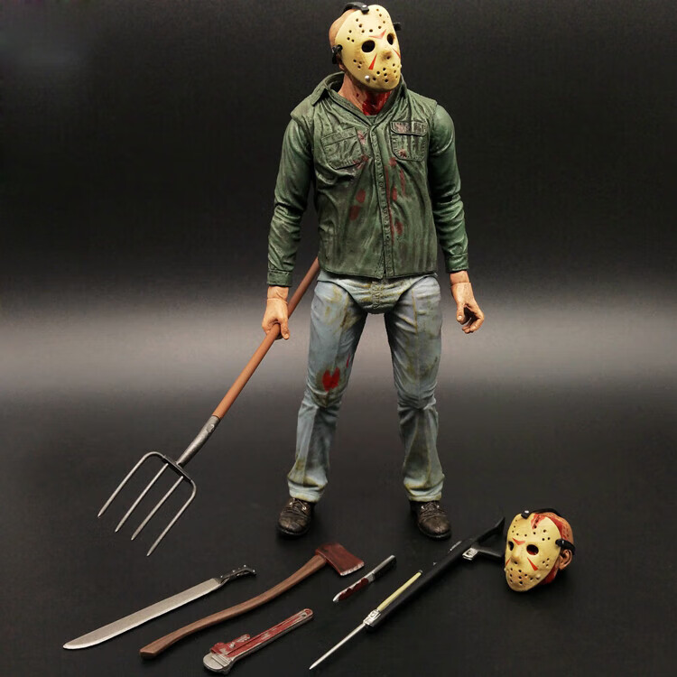 猛鬼街杰森手办7寸弗莱迪vs杰森电影可动人偶模型小丑 木乃伊 全关节