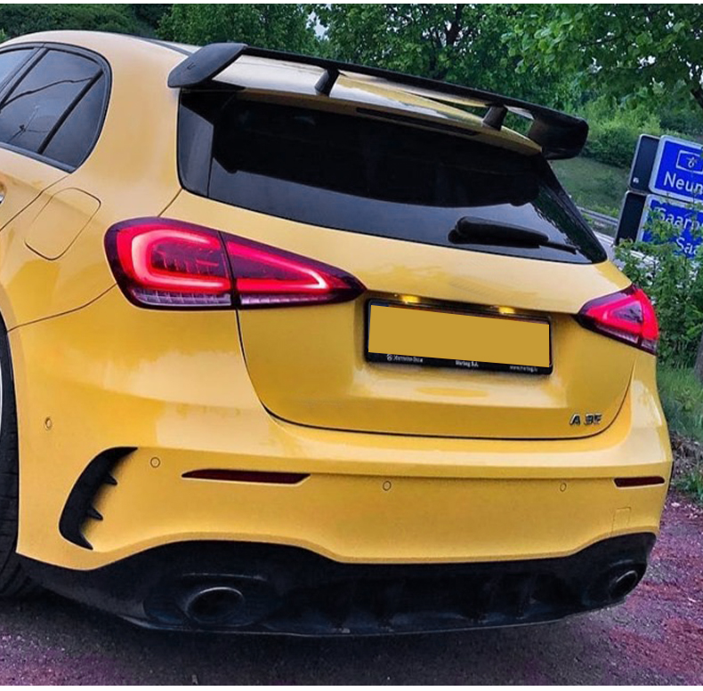 梦多福 奔驰19款a级尾翼改装专用a200l/a35/a250/a260改装amg碳纤尾翼