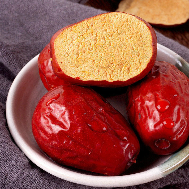 陕西狗头枣毛太太2021年新枣陕北特产延安特大红枣清涧新鲜免洗食特大