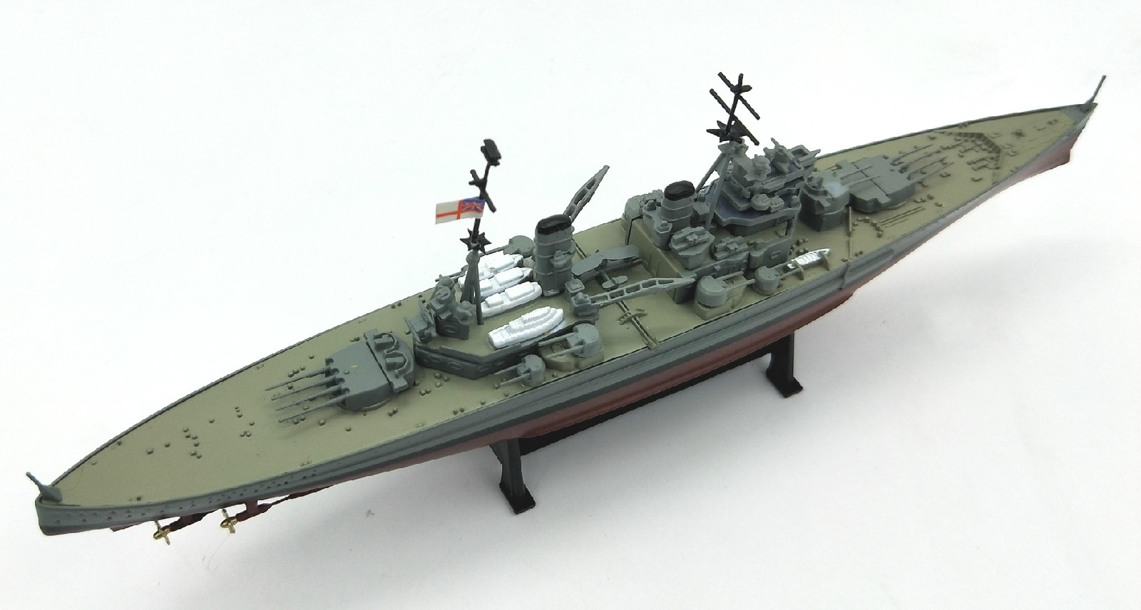 军舰模型1:1000二战巡洋战列舰胡德密苏里武藏衣阿华仿真静态成品送人