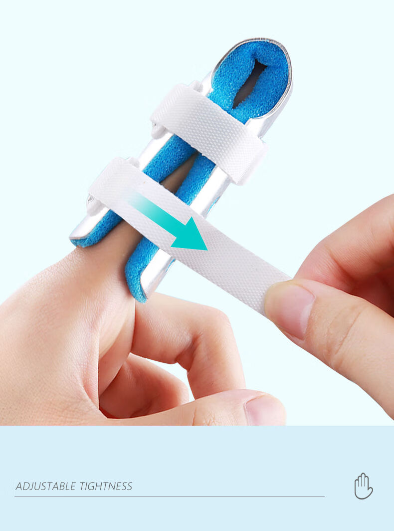 医用手指固定器手指夹板保护指套弯曲关节康复训练器 s-适用小指/拇指