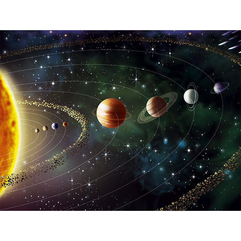 轻奢科技感挂画宇宙星空太空银河系大海报图片墙贴装饰画挂画贴画自粘