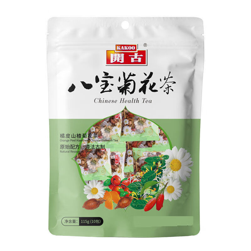 開古八寶菊花茶清涼冰菊輕火樣顏苦瓜女人八寶茶 八寶菊花茶(2包裝)