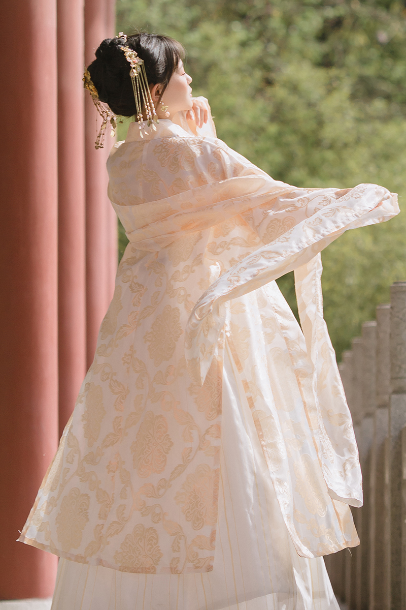 南糖三色九尾鲛汉服人泪汉服正版花神赋道定九尾汉服女中国风仙气飘逸