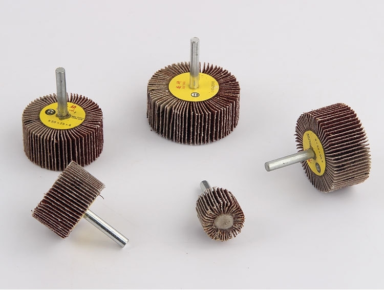 电钻电磨用打磨头木雕根雕石雕打磨木头金属石头砂纸百叶轮带柄头圆柱