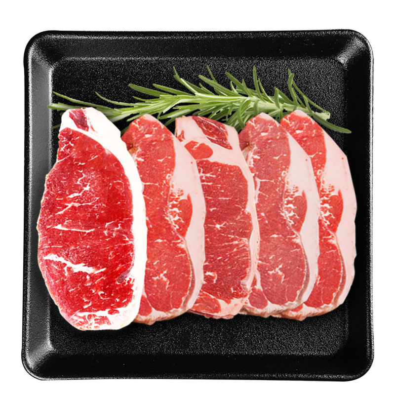 切西冷牛排 5片装 700g    大牧汗 澳洲原切西冷牛排 入口牛肉味浓郁