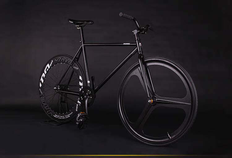 竞速自行车三刀轮 高碳钢竞速花式平花专业死飞车自行车镁合金三刀轮