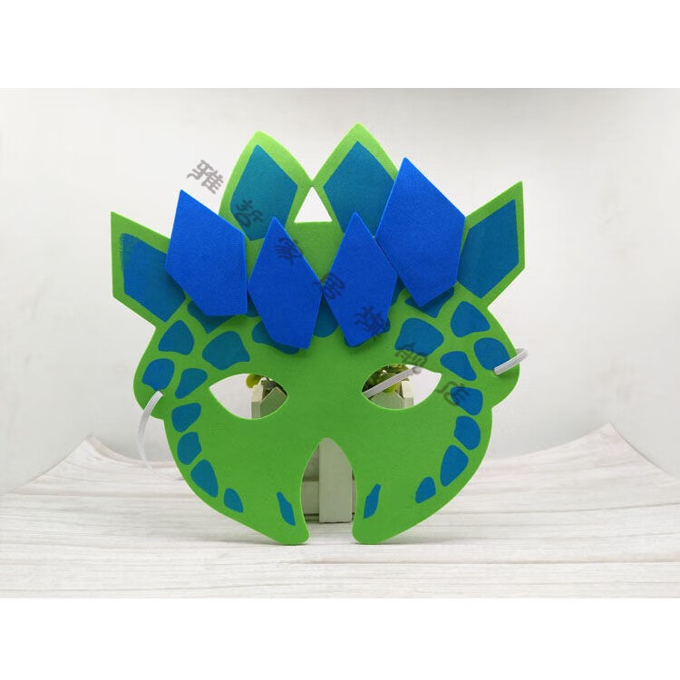 玩具动物带绳活动表演头饰头套装扮节日幼儿园男女孩长颈鹿面具1个