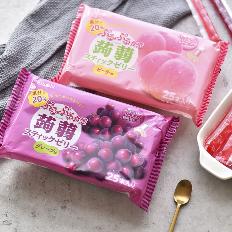 巨峰葡萄果冻布丁日本原装进口果冻网红零食巨峰葡萄果冻q弹水果味