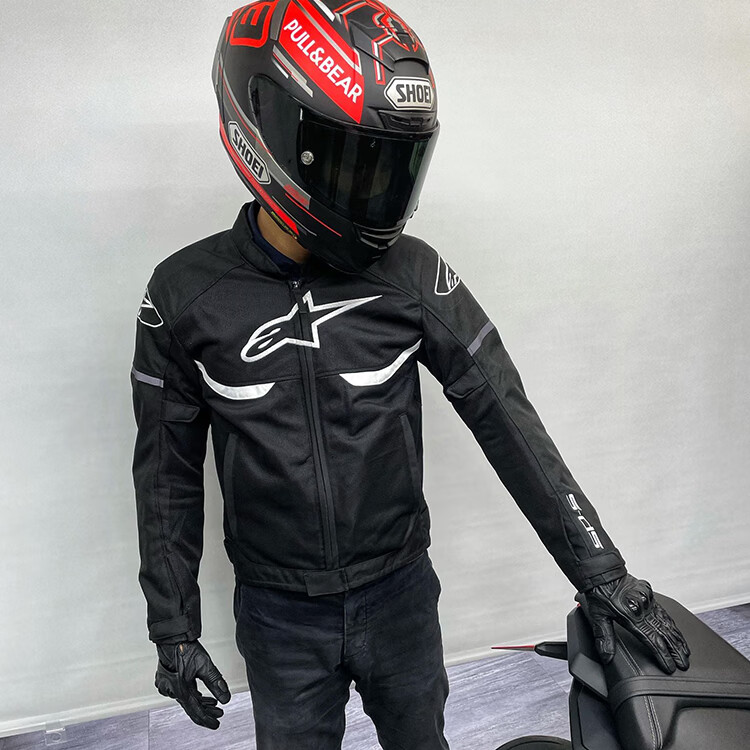 moto33 2022新款moto33a星骑行服axiom t-sps防摔网眼透气机车摩托车