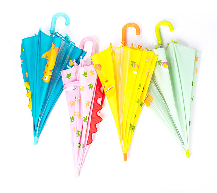 恐龙儿童雨伞女童男童遮阳宝宝幼儿园小孩小学生透明卡通自动轻便毛衣