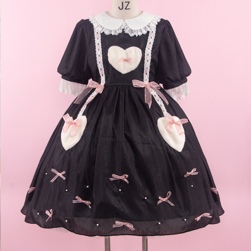 {轻奢高端}原创正版洛丽塔lolitaop甜系夏日可爱日常洋装短袖连衣裙