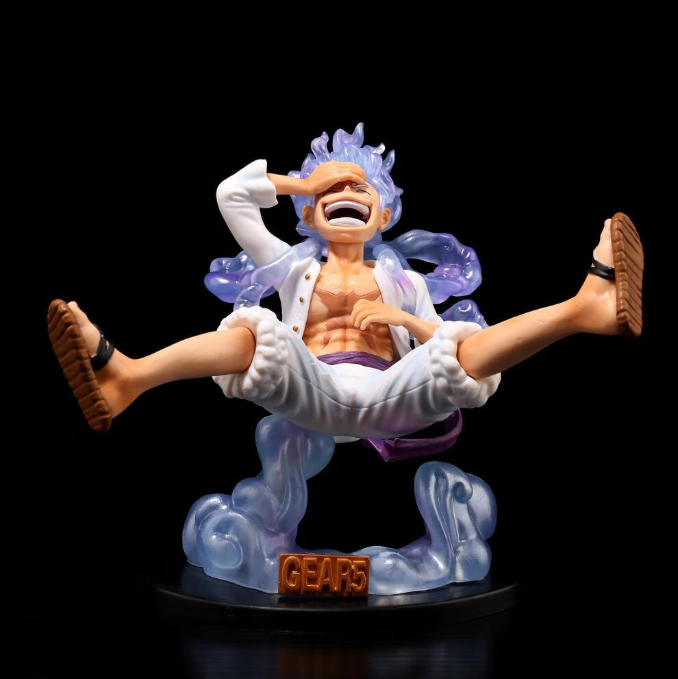 海贼王手办路飞四档和之国蛇人gk五档果实觉醒太阳神尼卡形态模型雕像