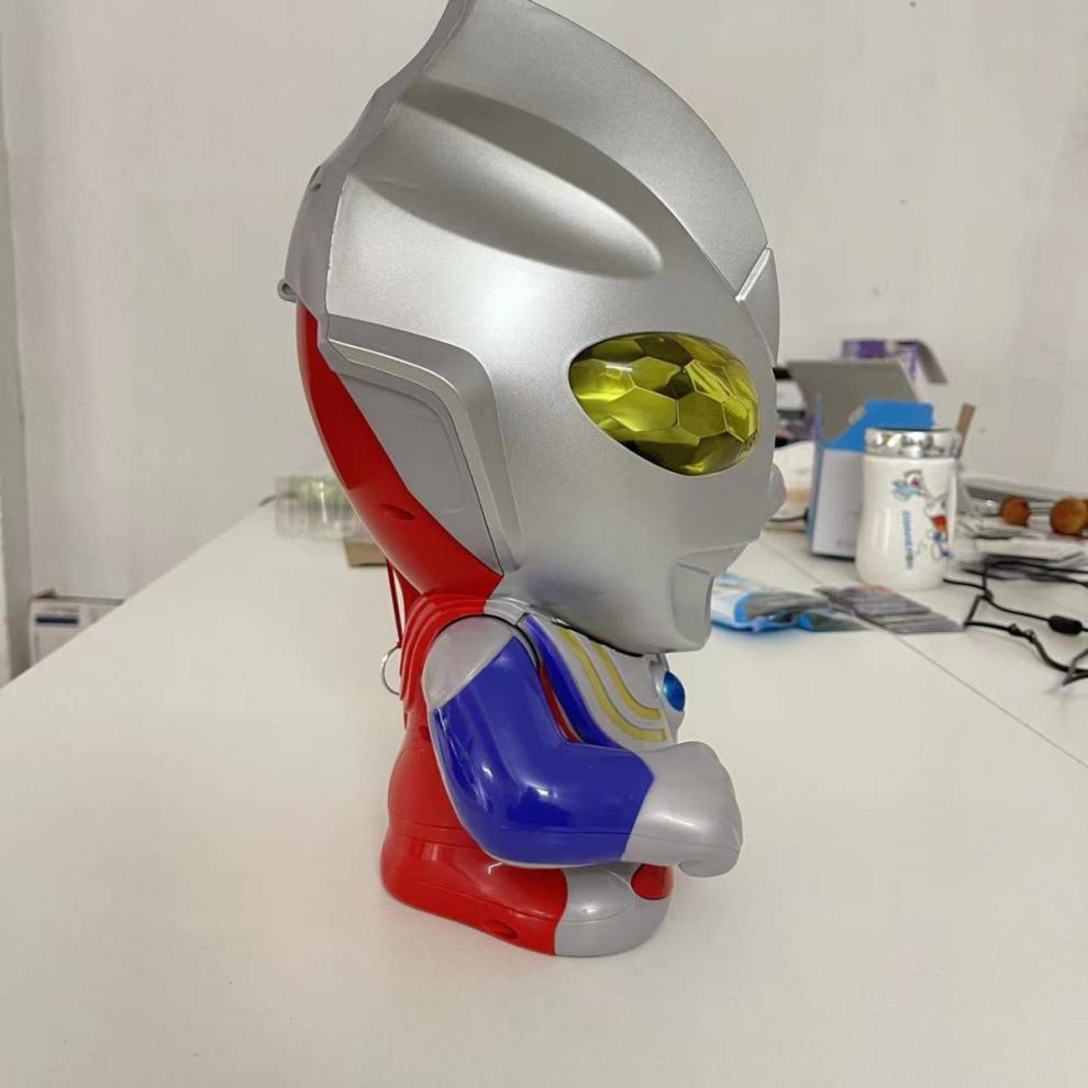 奥特曼家庭扭蛋机 全新大号迪迦奥特曼玩具软胶指尖家庭扭蛋机公仔