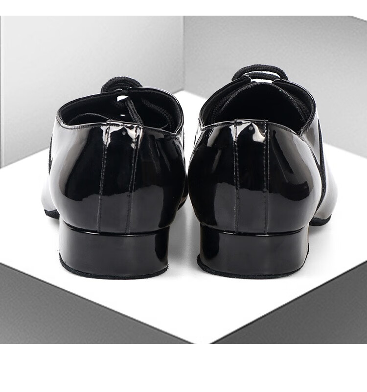 丹宝罗(doubl)丹宝罗亮皮男式摩登舞鞋国标舞比赛舞蹈鞋华尔兹跳舞鞋