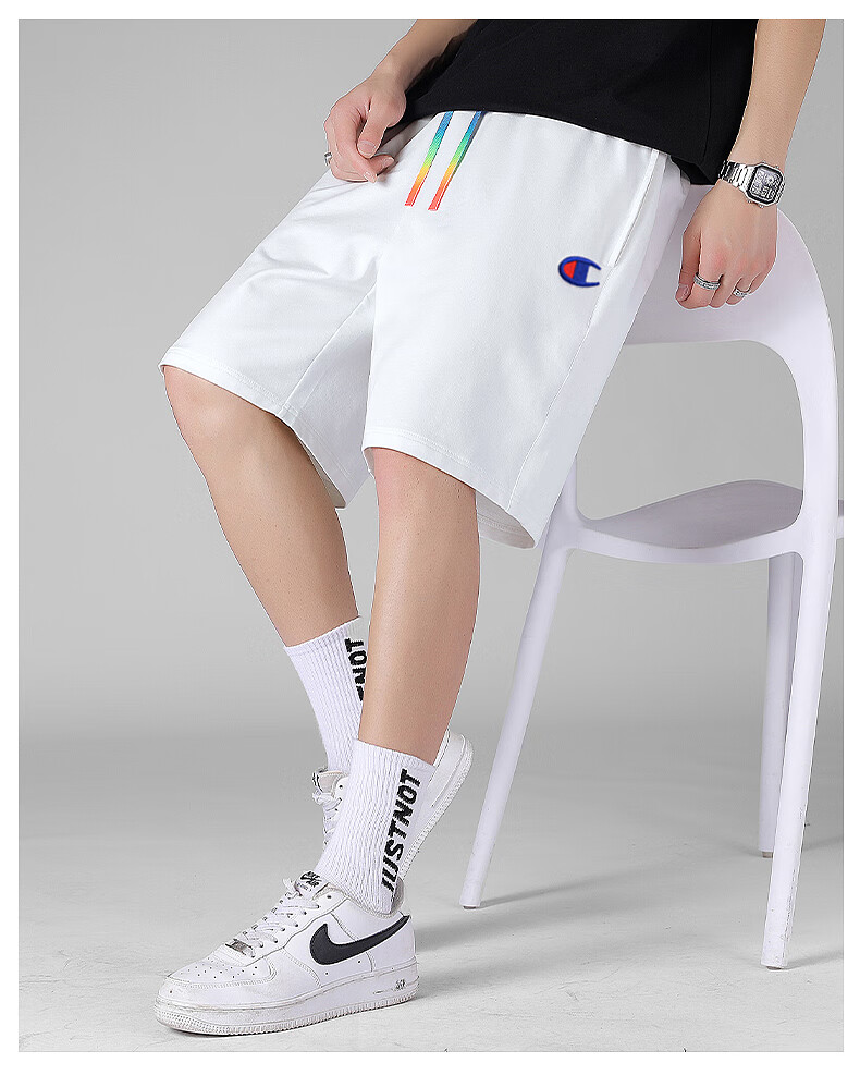 champion冠军总督运动短裤男夏季薄款跑步直筒大码宽松休闲五分裤潮牌