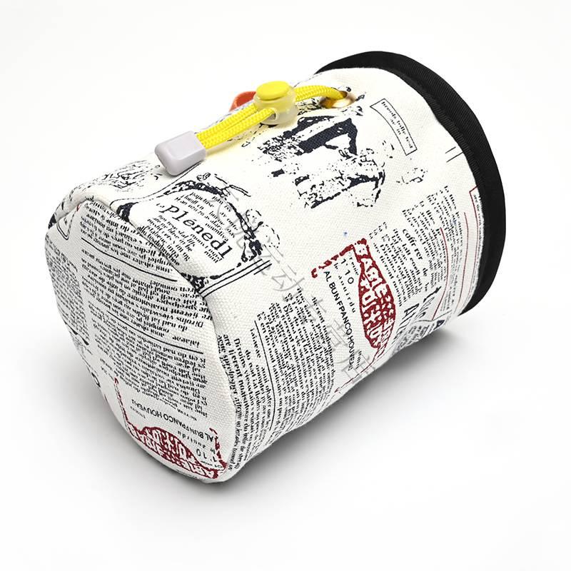 同款粉袋攀岩大开口攀岩镁粉袋抱石成人款尼龙面料帆布弹弓子弹袋训犬