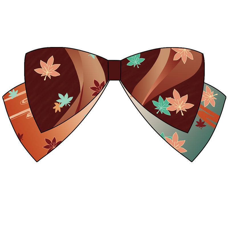 原神发圈蝴蝶结夹子头饰弹簧夹鸭嘴神之眼发饰雷电将军胡桃甘雨动漫