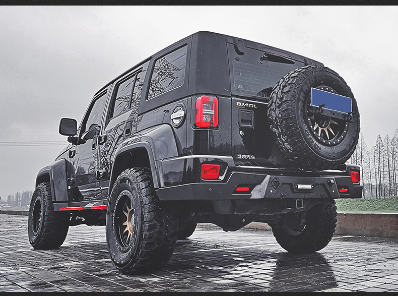 18-21款北京bj40前后护杠改装c爆改专用越野套件竞技保险杠外观 锰钢